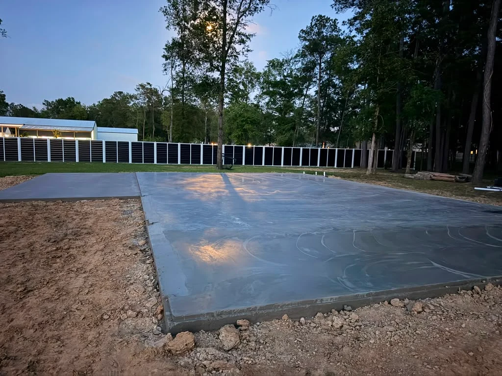 House Foundations poured by Santoyo's Concrete in East Texas